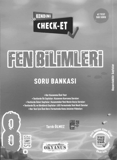 KENDİNİ CHECK-ET FEN BİLİMLERİ SORU BANKASI YKS Fotokopi