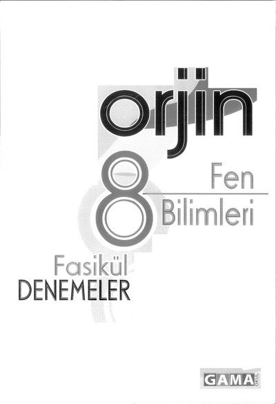 ORJİN FEN BİLİMLERİ FASİKÜL DENEMELER YKS Fotokopi