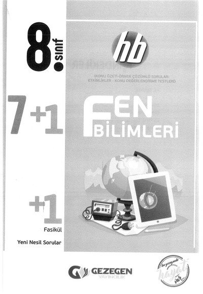 7+1 FEN BİLİMLERİ +1 FASİKÜL YKS Fotokopi