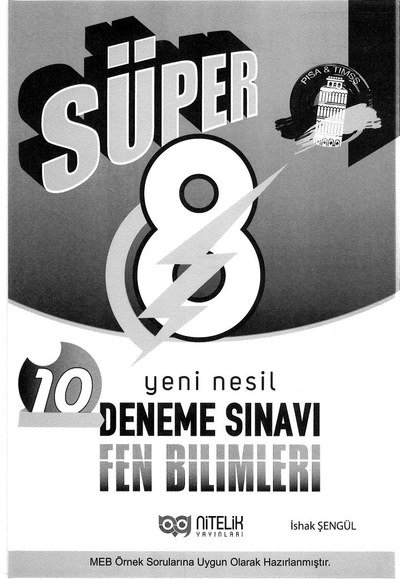 SÜPER YENİ NESİL DENEME SINAVI FEN BİLİMLERİ YKS Fotokopi