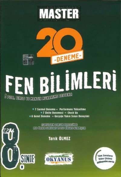 MASTER 20 DENEME FEN BİLİMLERİ YKS Fotokopi