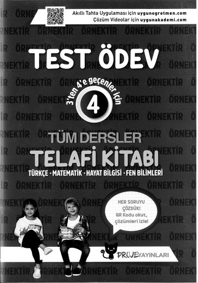 TEST ÖDEV TÜM DERSLER TELAFİ KİTABI YKS Fotokopi