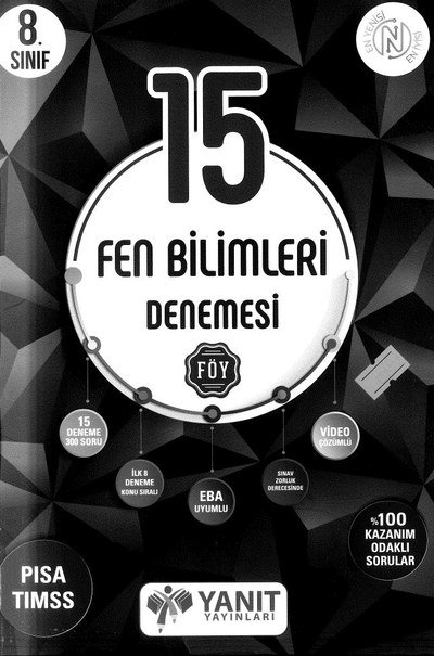 15 FEN BİLİMLERİ DENEMESİ YKS Fotokopi