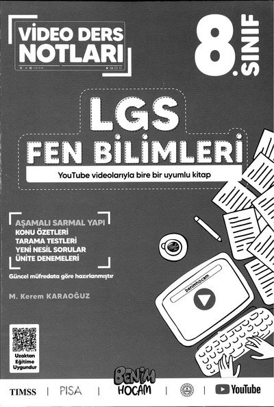 LGS FEN BİLİMLERİ DERS NOTLARI YKS Fotokopi