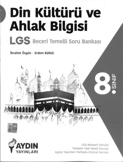 DİN KÜLTÜRÜ VE AHLAK BİLGİSİ LGS SORU BANKASI YKS Fotokopi