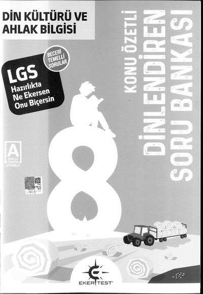 KONU ÖZETLİ DİN KÜLTÜRÜ VE AHLAK BİLGİSİ SORU BANKASI YKS Fotokopi