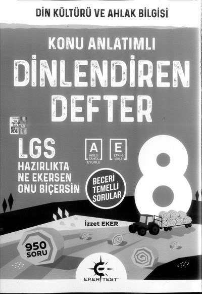 KONU ANLATIMLI DİN KÜLTÜRÜ VE AHLAK BİLGİSİ YKS Fotokopi