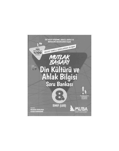 MUTLAK BAŞARI DİN KÜLTÜRÜ VE AHLAK BİLGİSİ SORU BANKASI YKS Fotokopi