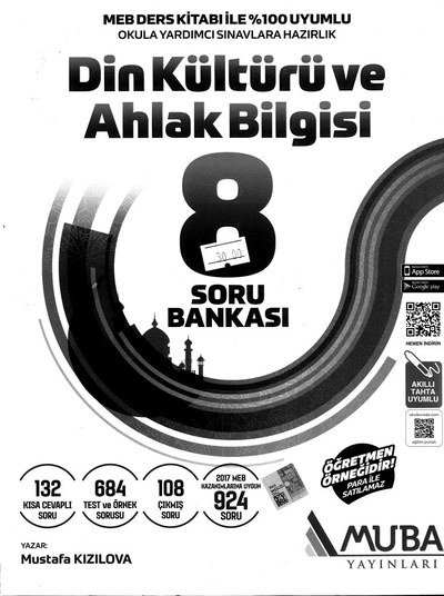 DİN KÜLTÜRÜ VE AHLAK BİLGİSİ SORU BANKASI YKS Fotokopi