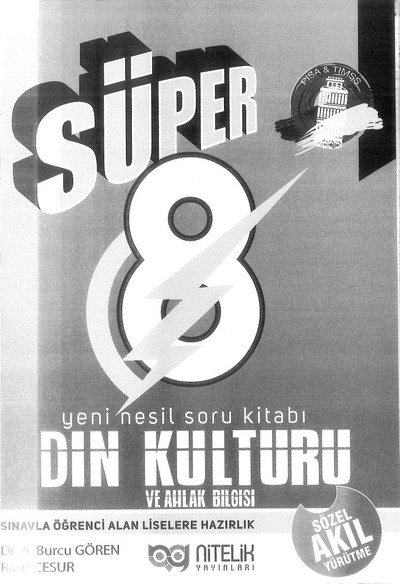 SÜPER DİN KÜLTÜRÜ VE AHLAK BİLGİSİ YKS Fotokopi