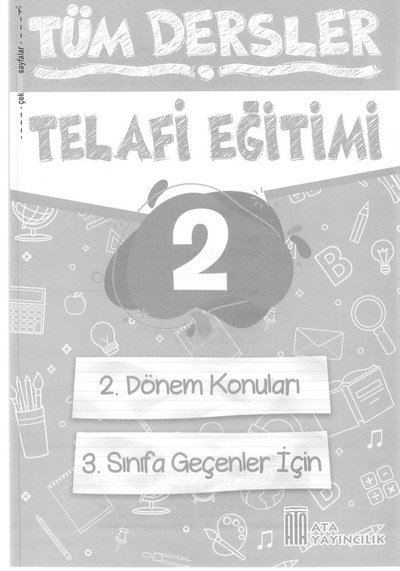 TÜM DERSLER TELAFİ EĞİTİMİ YKS Fotokopi