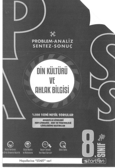 PROBLEM ANALİZ SENTEZ SONUÇ DİN KÜLTÜRÜ VE AHLAK BİLGİSİ YKS Fotokopi