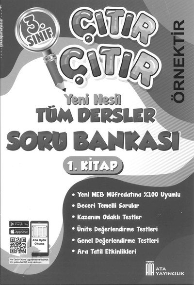 ÇITIR ÇITIR TÜM DERSLER SORU BANKASI YKS Fotokopi