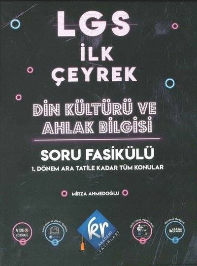 LGS İLK ÇEYREK DİN KÜLTÜRÜ VE AHLAK BİLGİSİ SORU FASİKÜLÜ YKS Fotokopi