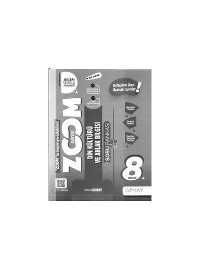 ZOOM SERİSİ DİN KÜLTÜRÜ VE AHLAK BİLGİSİ SORU BANKASI YKS Fotokopi