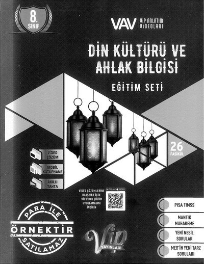 DİN KÜLTÜRÜ VE AHLAK BİLGİSİ EĞİTİM SETİ YKS Fotokopi