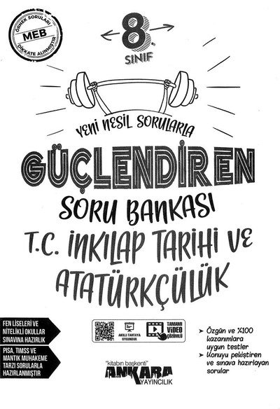 GÜÇLENDİREN T.C. İNKILAP TARİHİ VE ATATÜRKÇÜLÜK SORU BANKASI YKS Fotokopi