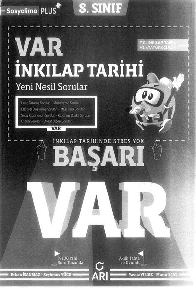 VAR İNKILAP TARİHİ BAŞARI VAR YKS Fotokopi