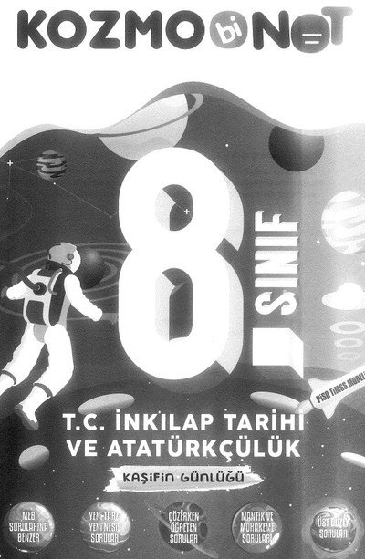 KOZMO BİNOT T.C. İNKILAP TARİHİ VE ATATÜRKÇÜLÜK KAŞİFİN GÜNLÜĞÜ YKS Fotokopi