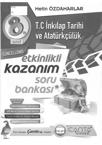 T.C. İNKILAP TARİHİ VE ATATÜRKÇÜLÜK ETKİNLİKLİ KAZANIM SORU BANKASI YKS Fotokopi