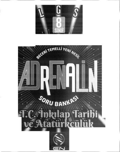 ADRENALİN SORU BANKASI T.C. İNKILAP TARİHİ VE ATATÜRKÇÜLÜK YKS Fotokopi