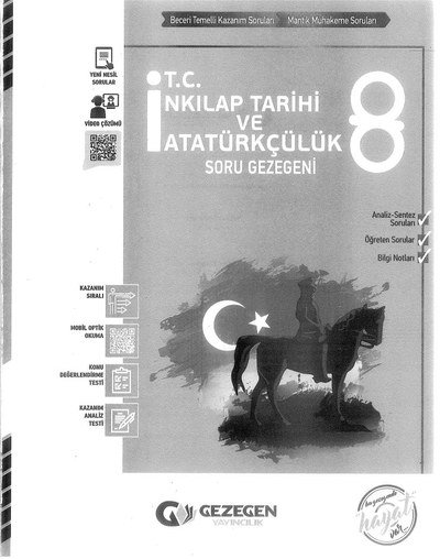 T.C. İNKİLAP TARİHİ VE ATATÜRKÇÜLÜK YKS Fotokopi