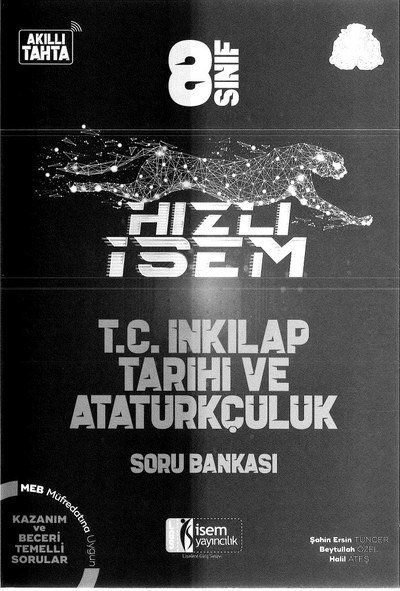 HIZLI İSEM T.C. İNKILAP TARİHİ VE ATATÜRKÇÜLÜK SORU BANKASI YKS Fotokopi
