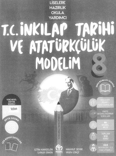 T.C. İNKILAP TARİHİ VE ATATÜRKÇÜLÜK MODELİM YKS Fotokopi