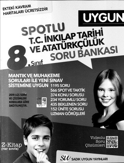 SPOTLU T.C. İNKILAP TARİHİ VE ATATÜRKÇÜLÜK SORU BANKASI YKS Fotokopi