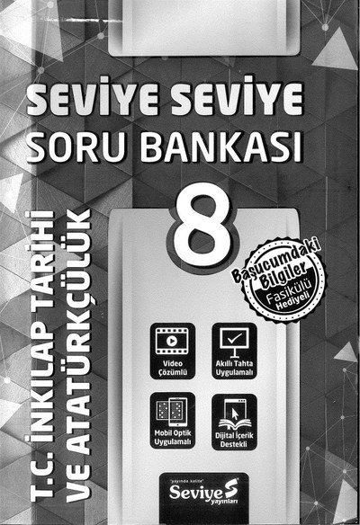 SEVİYE SEVİYE SORU BANKASI T.C. İNKILAP TARİHİ VE ATATÜRKÇÜLÜK YKS Fotokopi