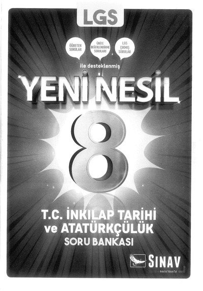 LGS YENİ NESİL T.C. İNKILAP TARİHİ VE ATATÜRKÇÜLÜK SORU BANKASI YKS Fotokopi
