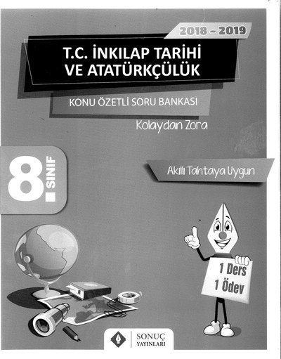 T.C. İNKILAP TARİHİ VE ATATÜRKÇÜLÜK KONU ÖZETLİ SORU BANKASI YKS Fotokopi