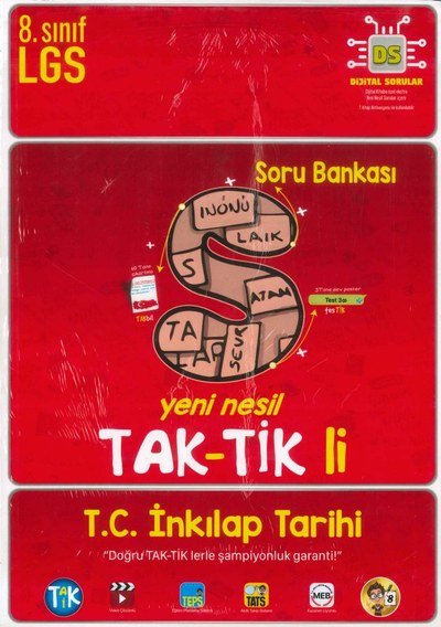 YENİ NESİL TAK-TİK'Lİ T.C. İNKILAP TARİHİ SORU BANKASI YKS Fotokopi