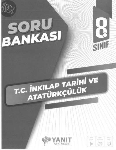 T.C. İNKILAP TARİHİ VE ATATÜRKÇÜLÜK SORU BANKASI YKS Fotokopi