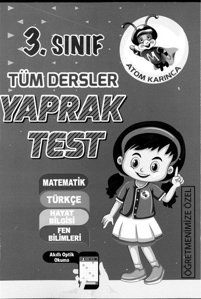 TÜM DERSLER YAPRAK TEST YKS Fotokopi