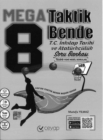 MEGA TAKTİK BENDE T.C. İNKILAP TARİHİ VE ATATÜRKÇÜLÜK SORU BANKASI YKS Fotokopi