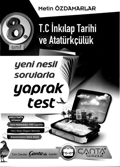 T.C. İNKILAP TARİHİ VE ATATÜRKÇÜLÜK YENİ NESİL SORULARLA YAPRAK TEST YKS Fotokopi