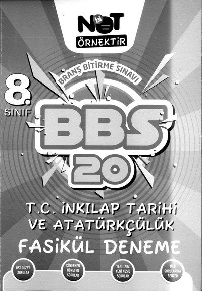 BRANŞ BİTİRME SINAVI T.C. İNKILAP TARİHİ VE ATATÜRKÇÜLÜK FASİKÜL DENEME YKS Fotokopi