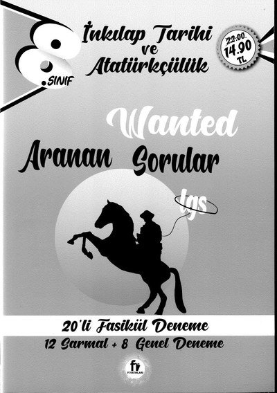 İNKILAP TARİHİ VE ATATÜRKÇÜLÜK WANTED ARANAN SORULAR 20'Lİ FASİKÜL DENEME YKS Fotokopi