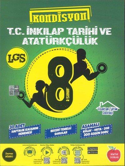 KONDİSYON T.C. İNKILAP TARİHİ VE ATATÜRKÇÜLÜK LGS YKS Fotokopi