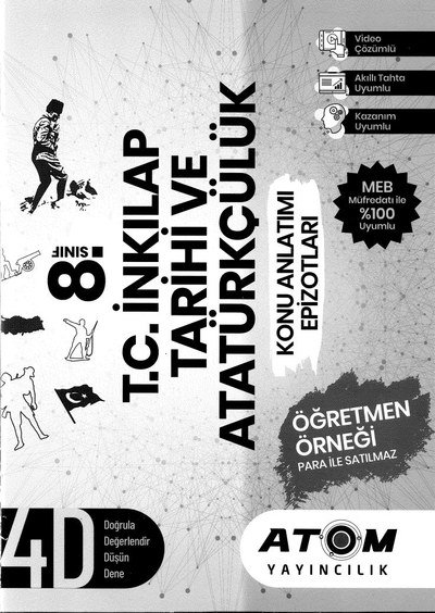 T.C. İNKILAP TARİHİ VE ATATÜRKÇÜLÜK KONU ANLATIMI EPİZOTLARI YKS Fotokopi