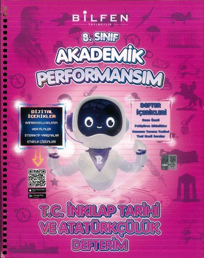 AKADEMİK PERFORMANSIM T.C. İNKILAP TARİHİ VE ATATÜRKÇÜLÜK DEFTERİM YKS Fotokopi