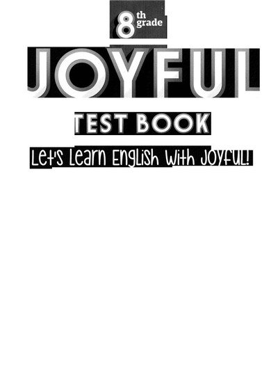 JOYFUL TEST BOOK YKS Fotokopi