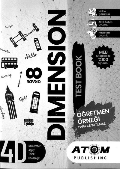 DIMENSION TEST BOOK YKS Fotokopi
