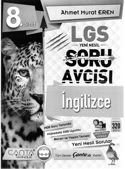 LGS YENİ NESİL SORU AVCISI İNGİLİZCE YKS Fotokopi