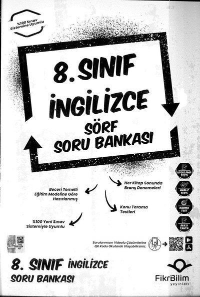 İNGİLİZCE SÖRF SORU BANKASI YKS Fotokopi