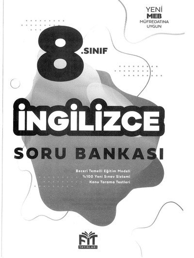 İNGİLİZCE SORU BANKASI YKS Fotokopi