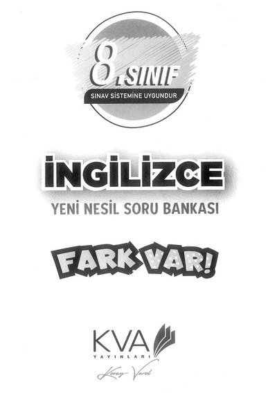 İNGİLİZCE YENİ NESİL SORU BANKASI FARK VAR YKS Fotokopi