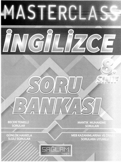 MASTERCLASS İNGİLİZCE SORU BANKASI YKS Fotokopi