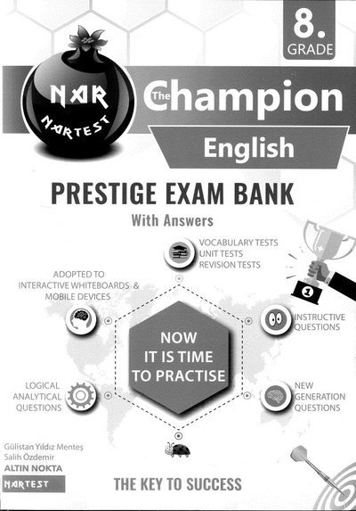 THE CHAMPION ENGLISH PRESTIGE EXAM BANK WITH ANSWERS YKS Fotokopi